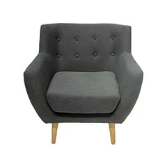 Zanbury Single Sofa - Grey F-SN152-GY