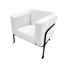 Harvey Single Sofa - White F-SN161-WH