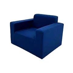 Alden Single Sofa - Dark Blue  ​F-SN176-DB