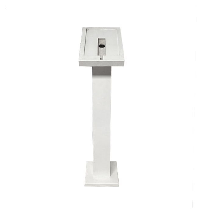 F-SS106-WH Type 1 Ipad Stand for 13 inches pro model in white paint