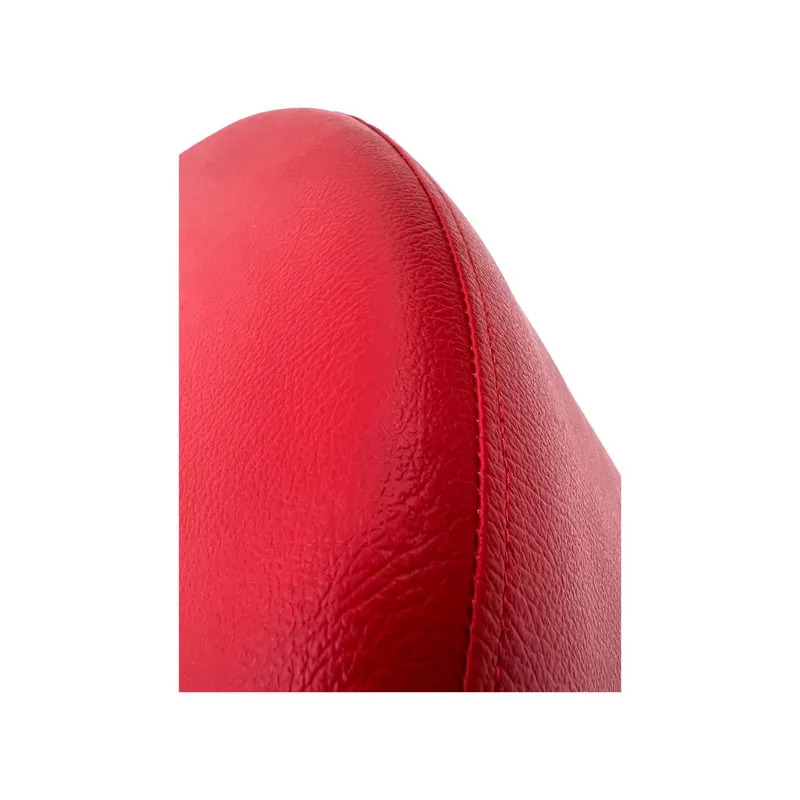 F-ST101-RE Cosmo stool round in red leatherette