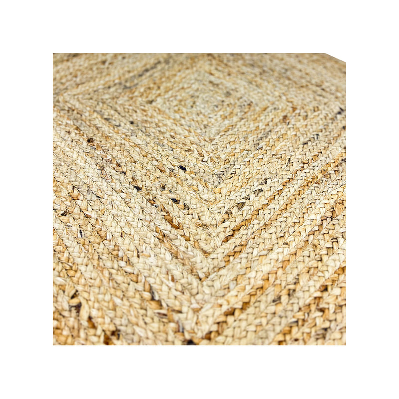 F-ST116-NT Levene jute stool in natural jute 