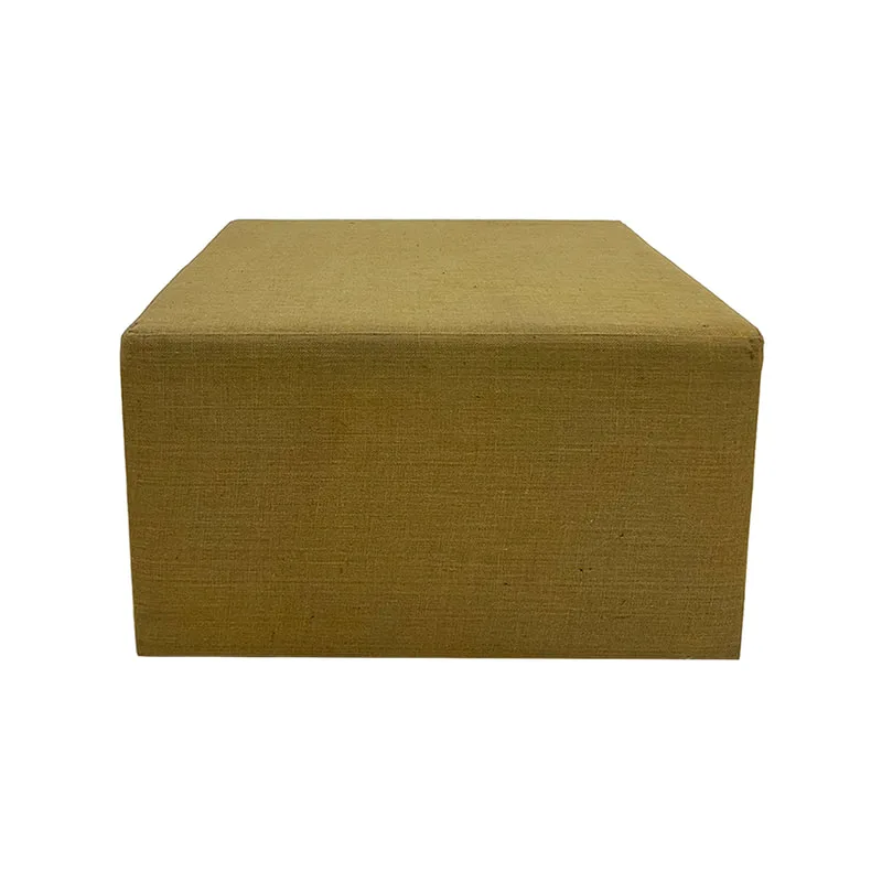 F-ST130-JT Irving stool square in jute fabric