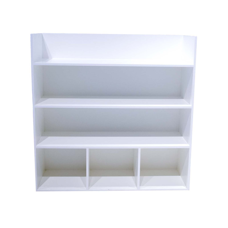 F-SU101-WH Type 1 shelving unit in white