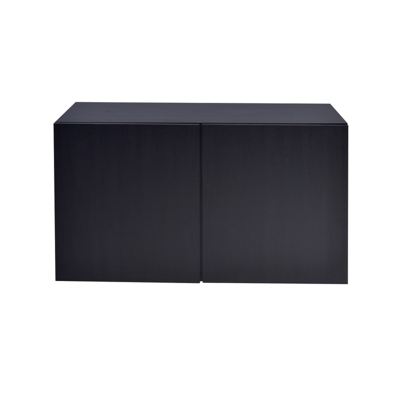 F-SU102-BL Type 2 shelving unit in black