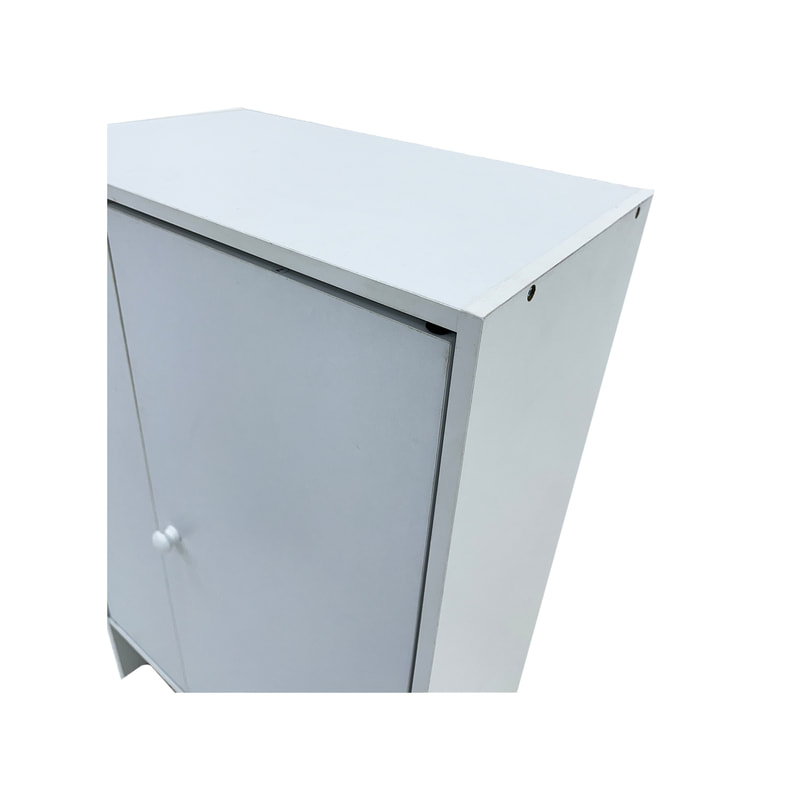 F-SU106-WH Type 6 Shelving unit with 2 door in white