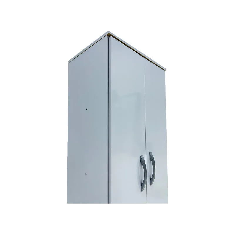 F-SU107-WH Type 7 Shelving Unit with two doors in white