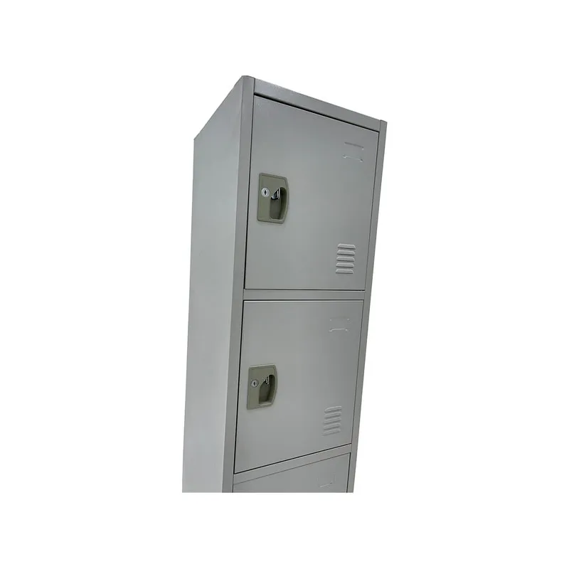 F-SU108-GY Type 8 Shelving locker unit with 4 door in metal