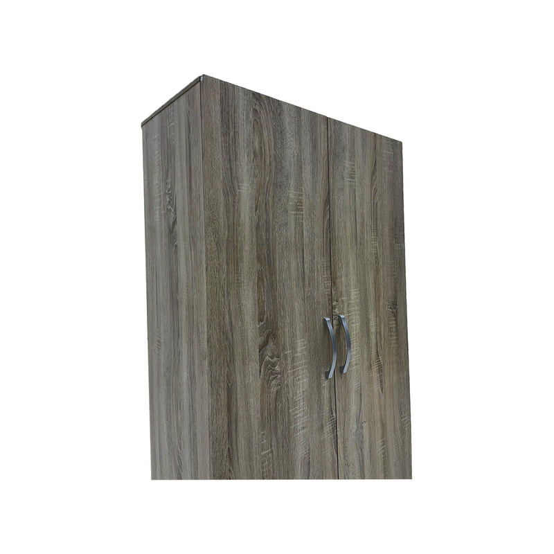 F-SU110-NT Type 10 Shelving closet unit with 2 door in natural wood
