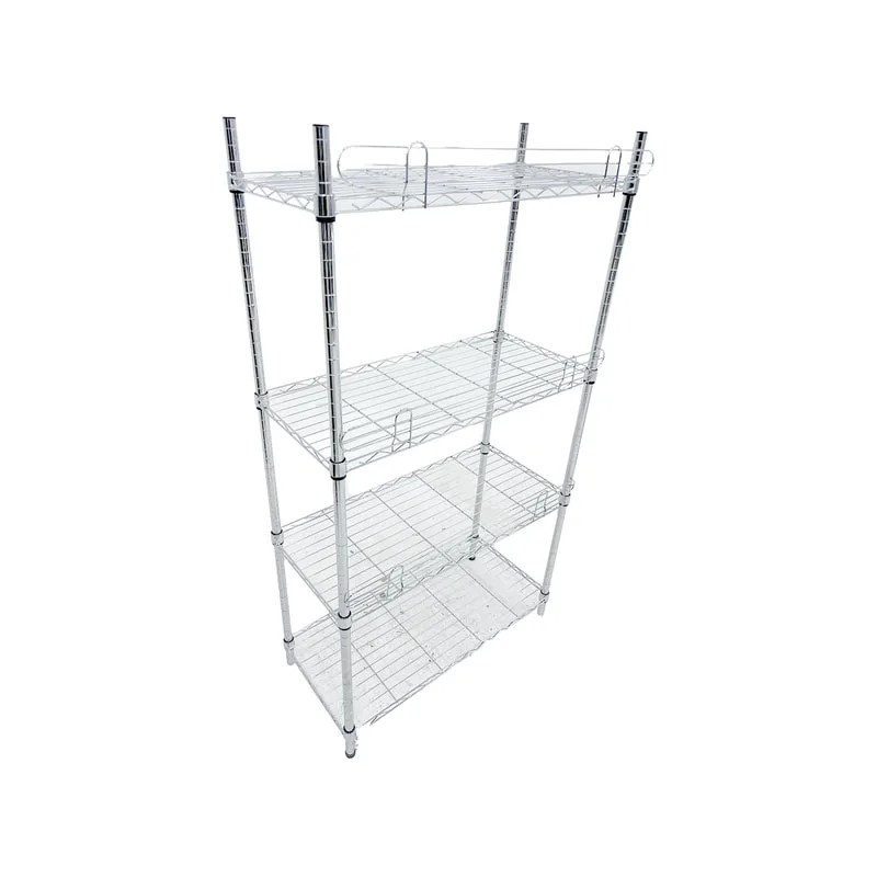F-SU111-SI Type 11 Shelving unit with 4 shelf rack in metal
