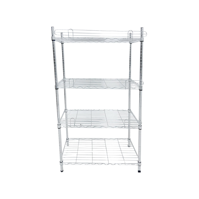 F-SU111-SI Type 11 Shelving unit with 4 shelf rack in metal