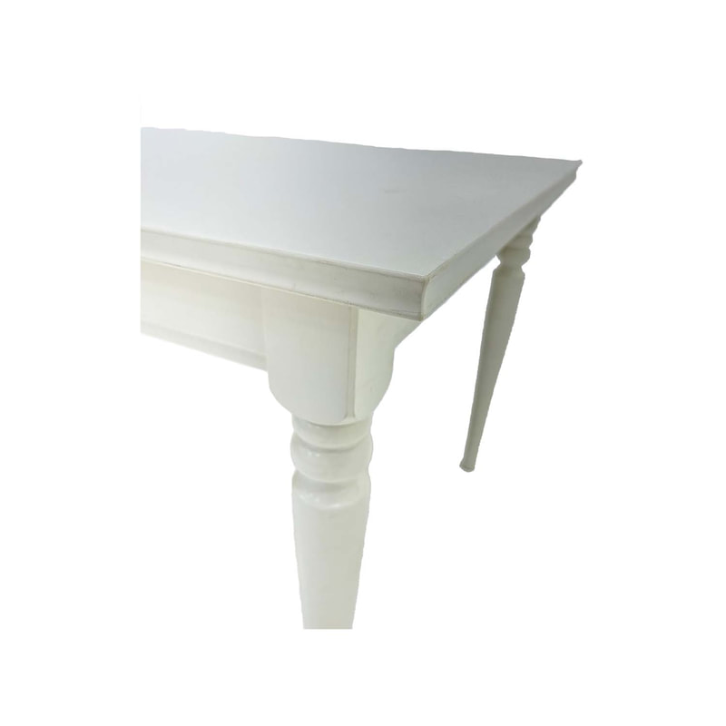 F-TA102-WH Silas rectangular table rectangular in white