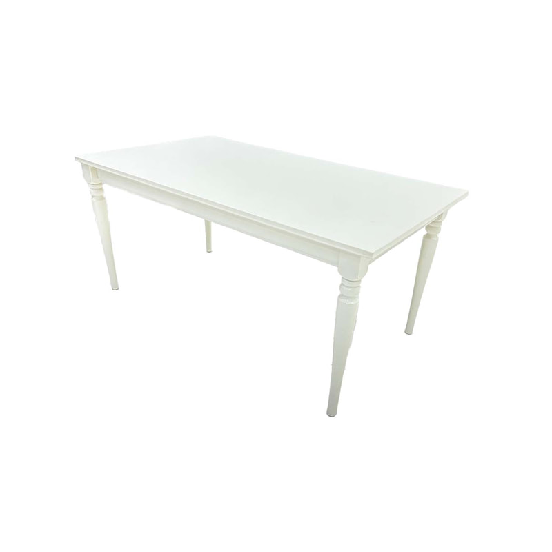 F-TA102-WH Silas rectangular table rectangular in white
