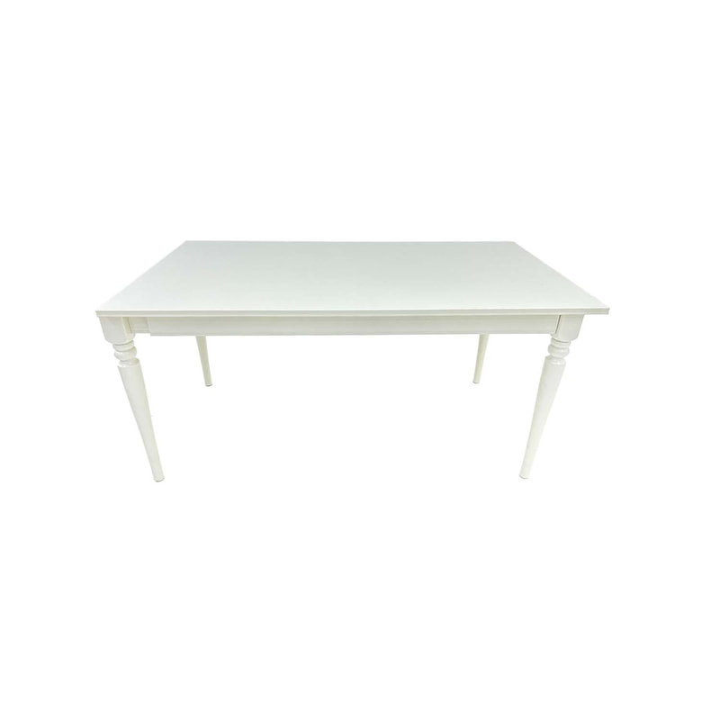 F-TA102-WH Silas rectangular table rectangular in white