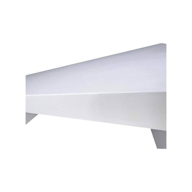 F-TA105-WH Niles rectangular table in white