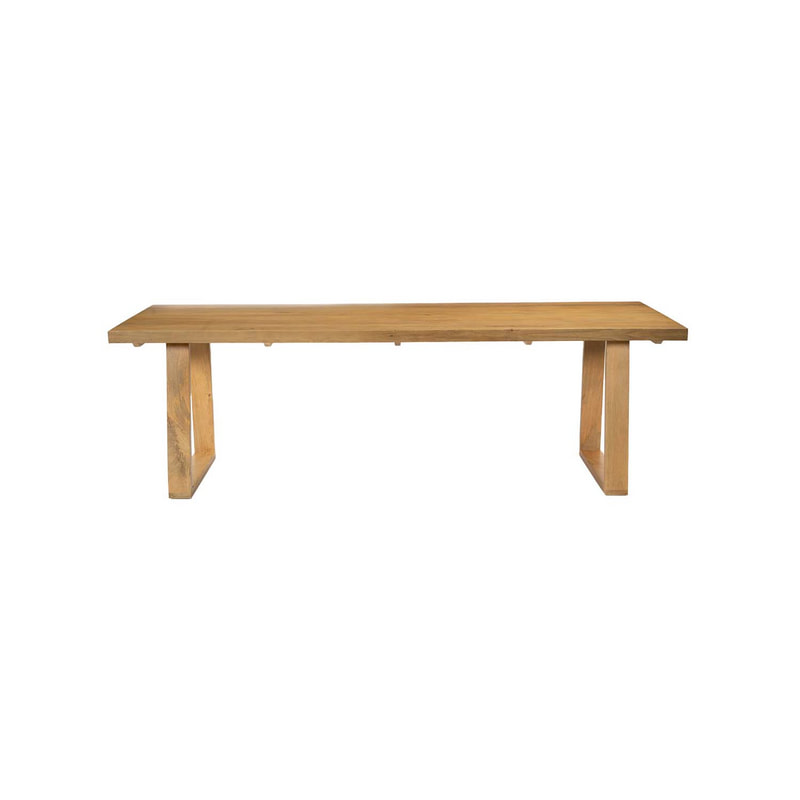 F-TA109-NW Sloane table in natural hardwood finish