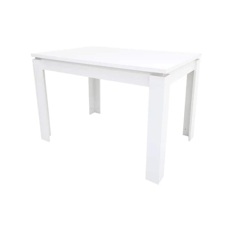 F-TA141-WH Starlock Rectangular Table with 4 seater capacity in white