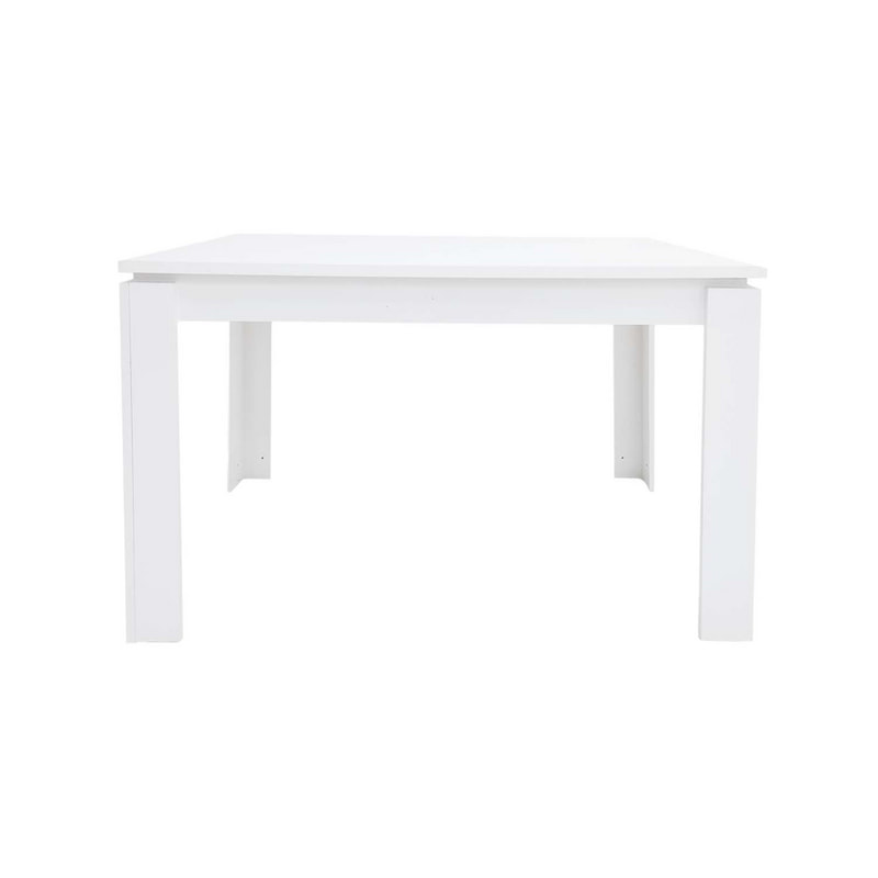 F-TA141-WH Starlock Rectangular Table with 4 seater capacity in white