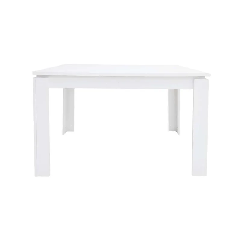 F-TA141-WH Starlock Rectangular Table with 4 seater capacity in white