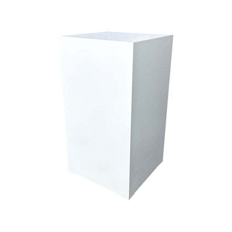 F-TP101-WH Type 1 table base plinth in white