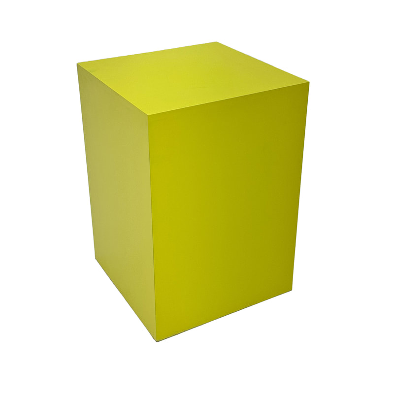 F-TP102-YL Type 2 table base plinth in yellow