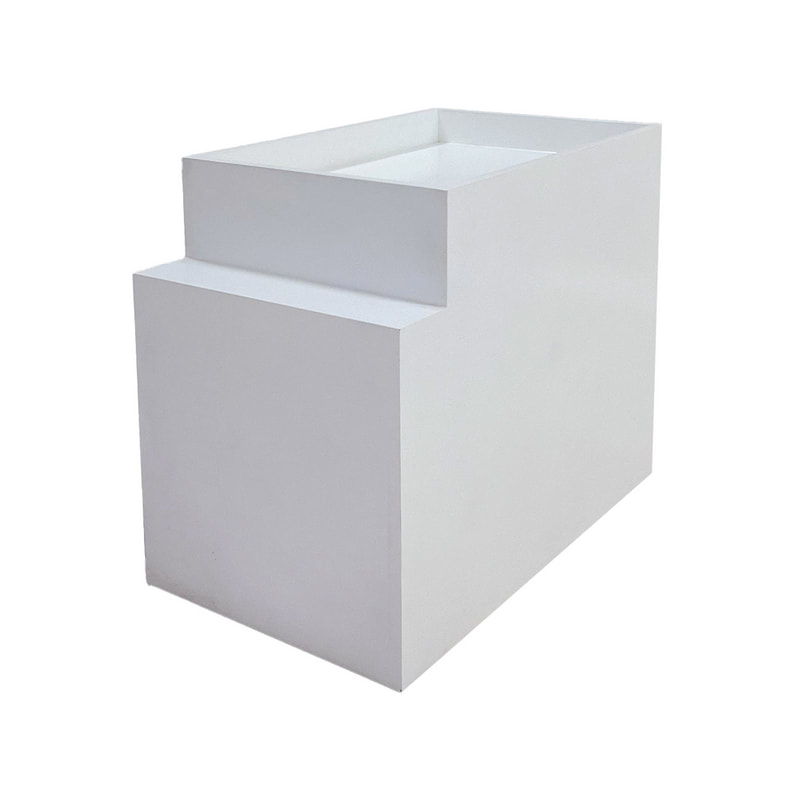 F-TS105-WH Albert stage table in white