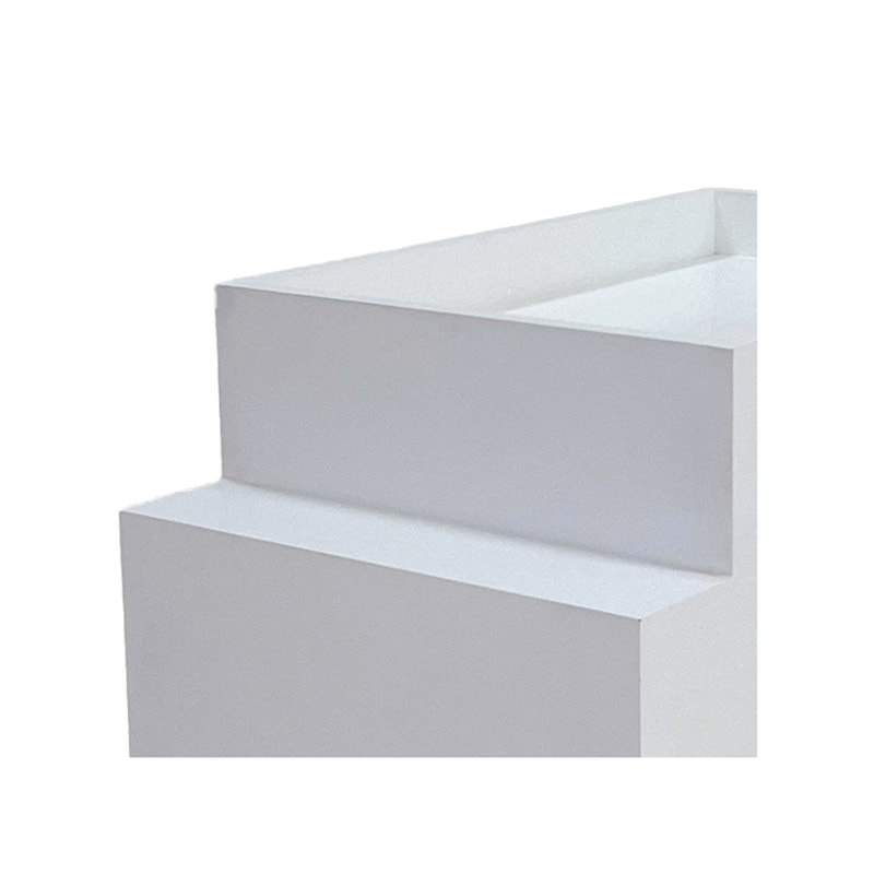 F-TS105-WH Albert stage table in white