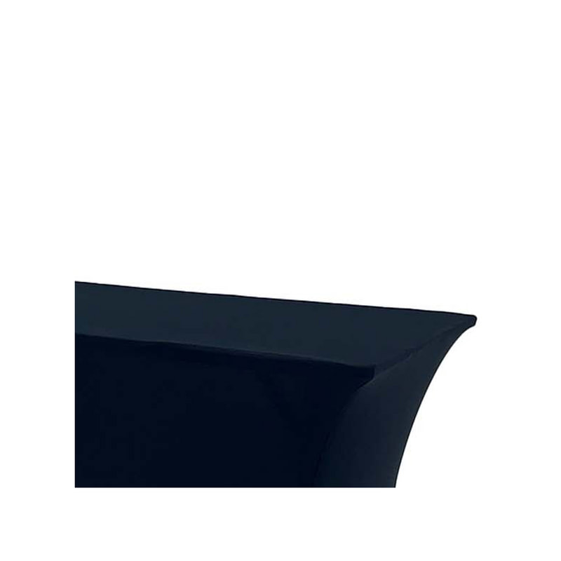 F-TX101-BL Type 1 cover for 6ft rectangular banquet table in stretch fabric