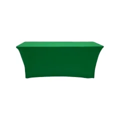6ft Rectangular Table Cover - Type 1 - Green F-TX101-GR