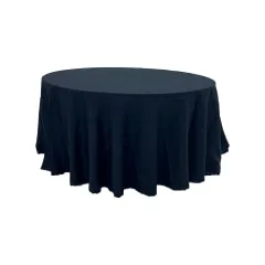 6ft Round Table Cover - Type 5 - Black  F-TX205-BL