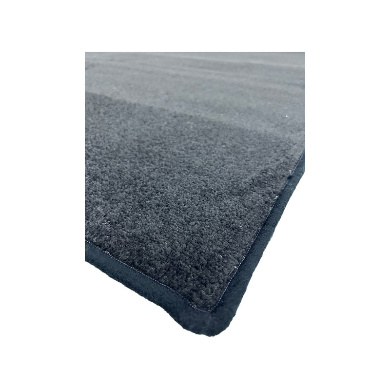 F-VC101-BL 5m long x 1.8m wide black VIP carpet with edging to all sides
