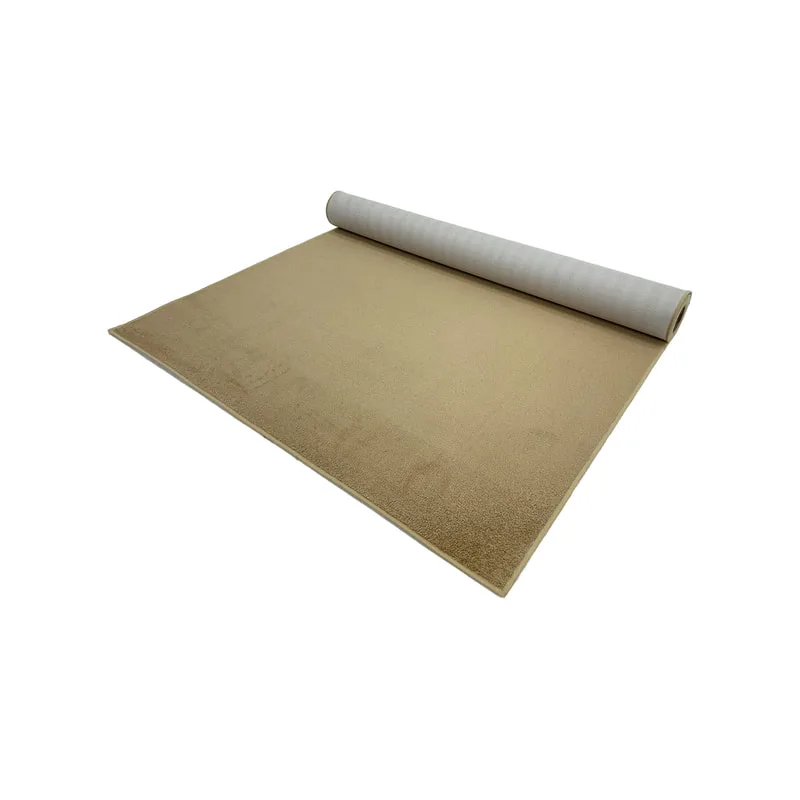 F-VC121-CG 5m long x 1.8m wide champagne gold VIP carpet with edging to all sides