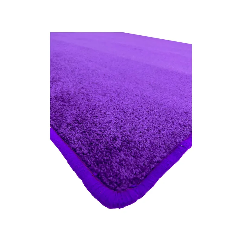 F-VC121-PR 5m long x 2m wide purple VIP carpet with edging to all sides