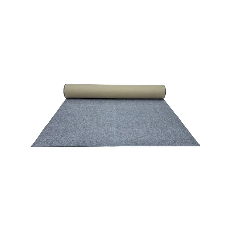 F-VC121-SI 5m long x 2m wide silver VIP carpet with edging to all sides