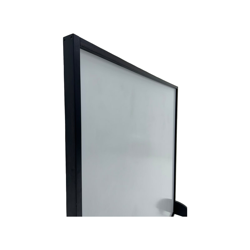 F-WB102-DW Type 2 white board with wheels