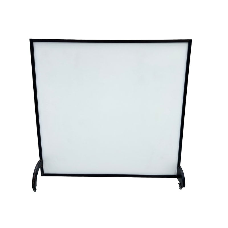 F-WB102-DW Type 2 white board with wheels