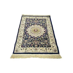Hessa Prayer Mat - Black + Gold  F-PR120-BG