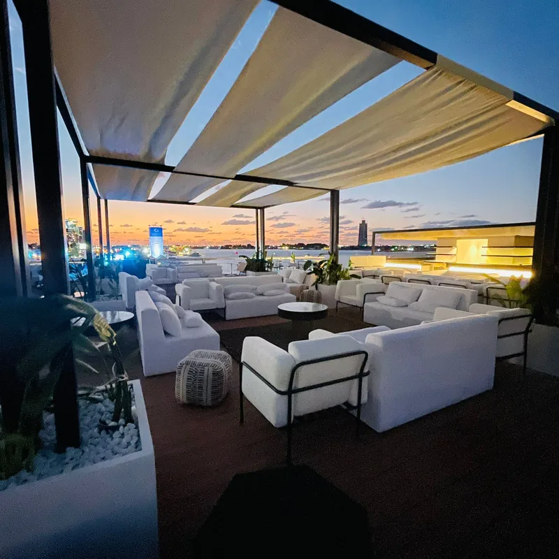 Contemporary VVIP furniture layouts supporting premium hospitality experiences at E1 Jeddah Corniche.