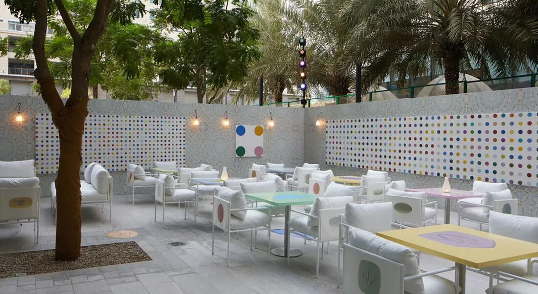 Luxury hospitality furniture installed by Evolution Furniture for Prada Mode Dubai 2022.