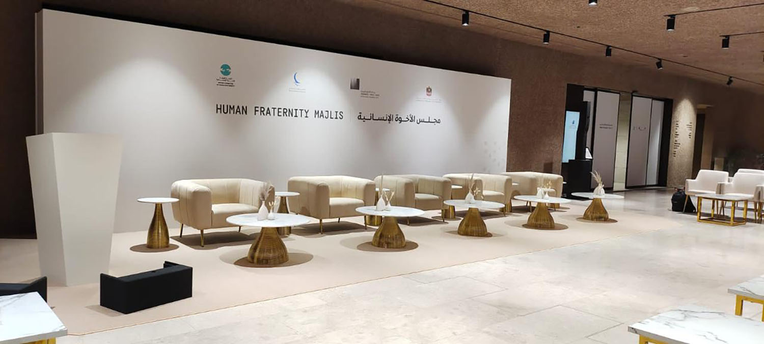 Evolution Furniture temporary hospitality environment showcasing premium furniture and styling.