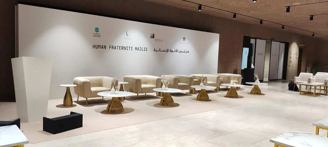 Evolution Furniture temporary hospitality environment showcasing premium furniture and styling.