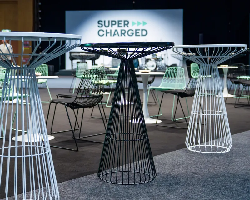 Neutral lounge furniture creating a timeless hospitality setting.