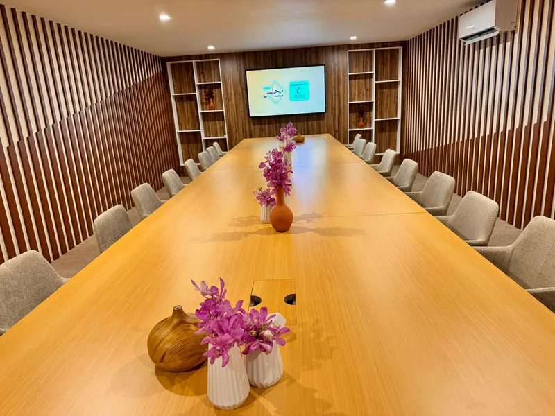 Contemporary lounge furniture creating refined guest spaces for the GPCA Forum 2024.