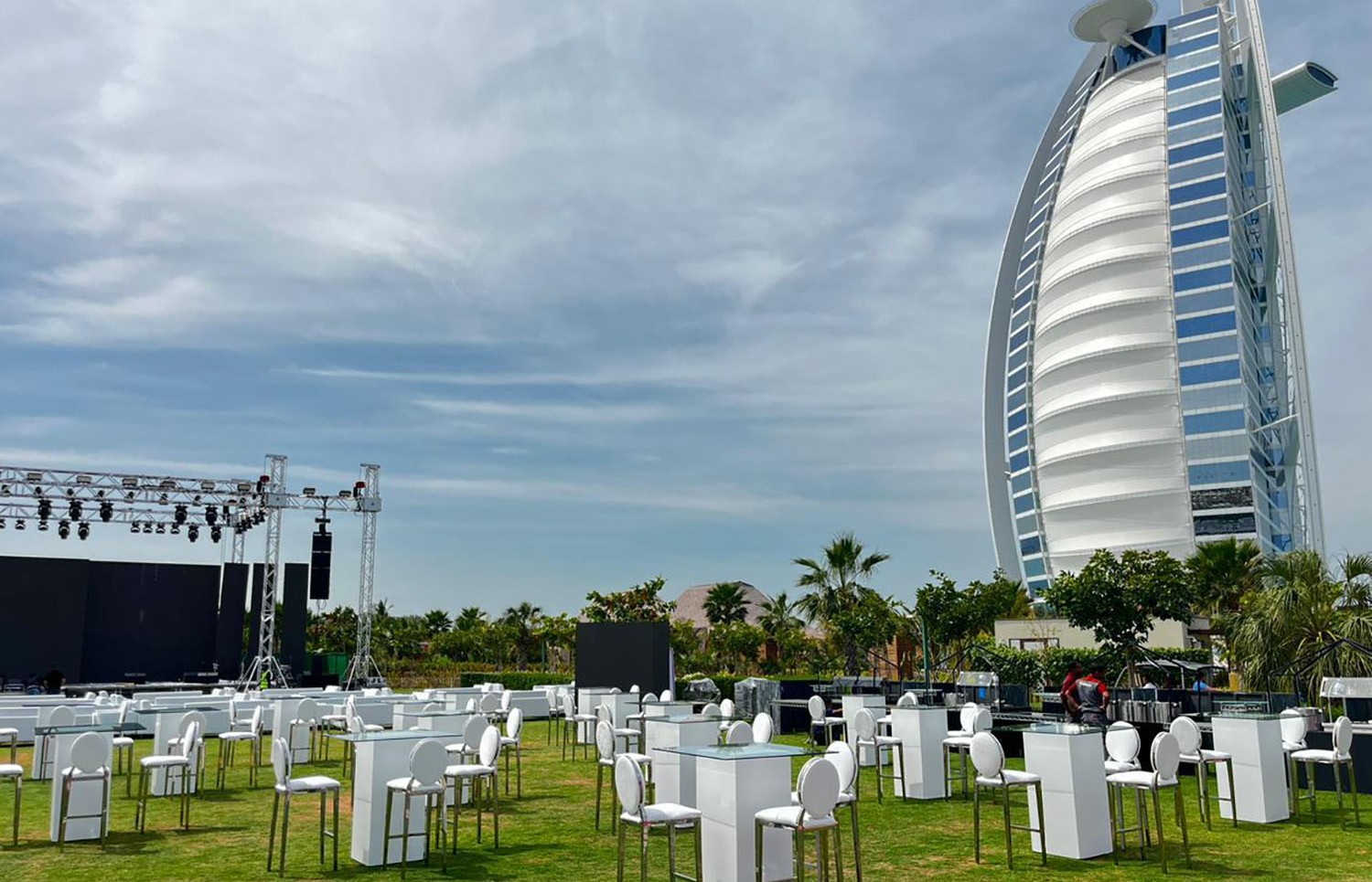 Evolution Furniture Dior Range providing premium guest seating for gala hospitality.