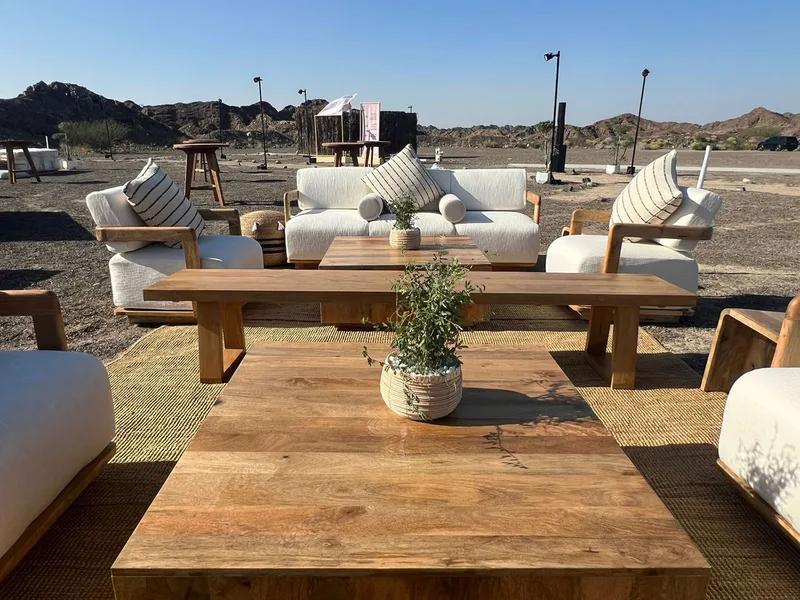 Evolution Furniture supplied premium temporary hospitality furniture for Duroor Nights 2024.