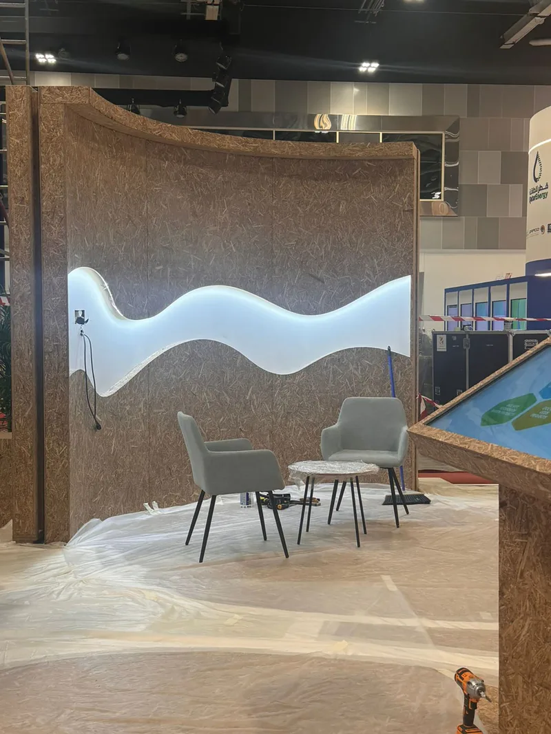 Evolution Furniture conference furniture transforming temporary networking spaces into premium hospitality environments.