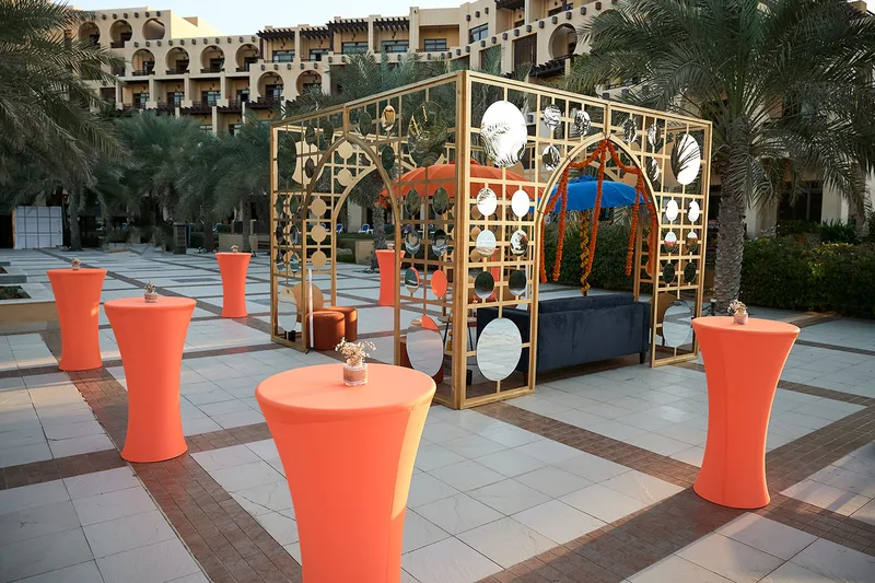 Evolution Furniture created premium lounge environments for Hilton New Year's Eve hospitality areas.