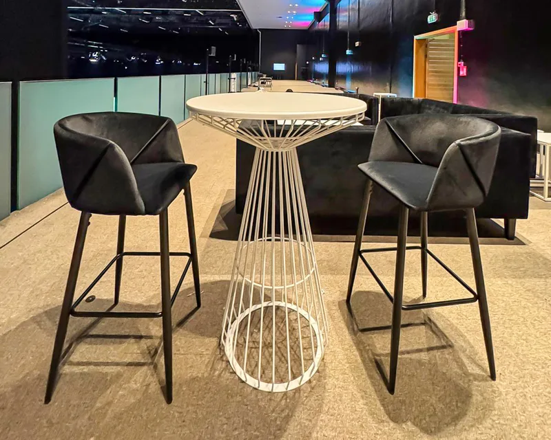 Stylish hospitality furniture creating a welcoming event environment.