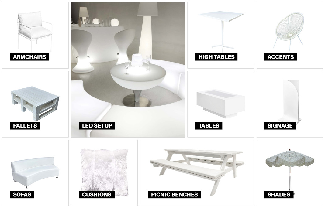 Evolution Furniture White Collection moodboard featuring sophisticated furniture, textures and styling inspiration.